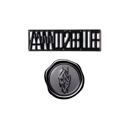 *PRE-ORDER* AND2BLE - [SEQUENCE 01: CURIOSITY POP UP OFFICIAL MD] Metal Badge Set