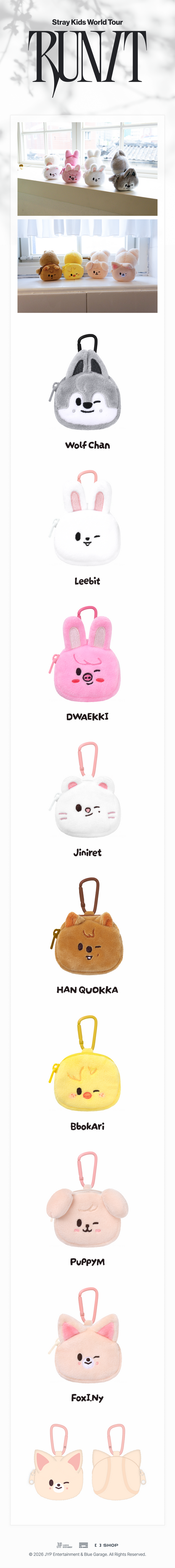*PRE-ORDER* STRAY KIDS - [Run It MD] SKZOO Mini Backpack