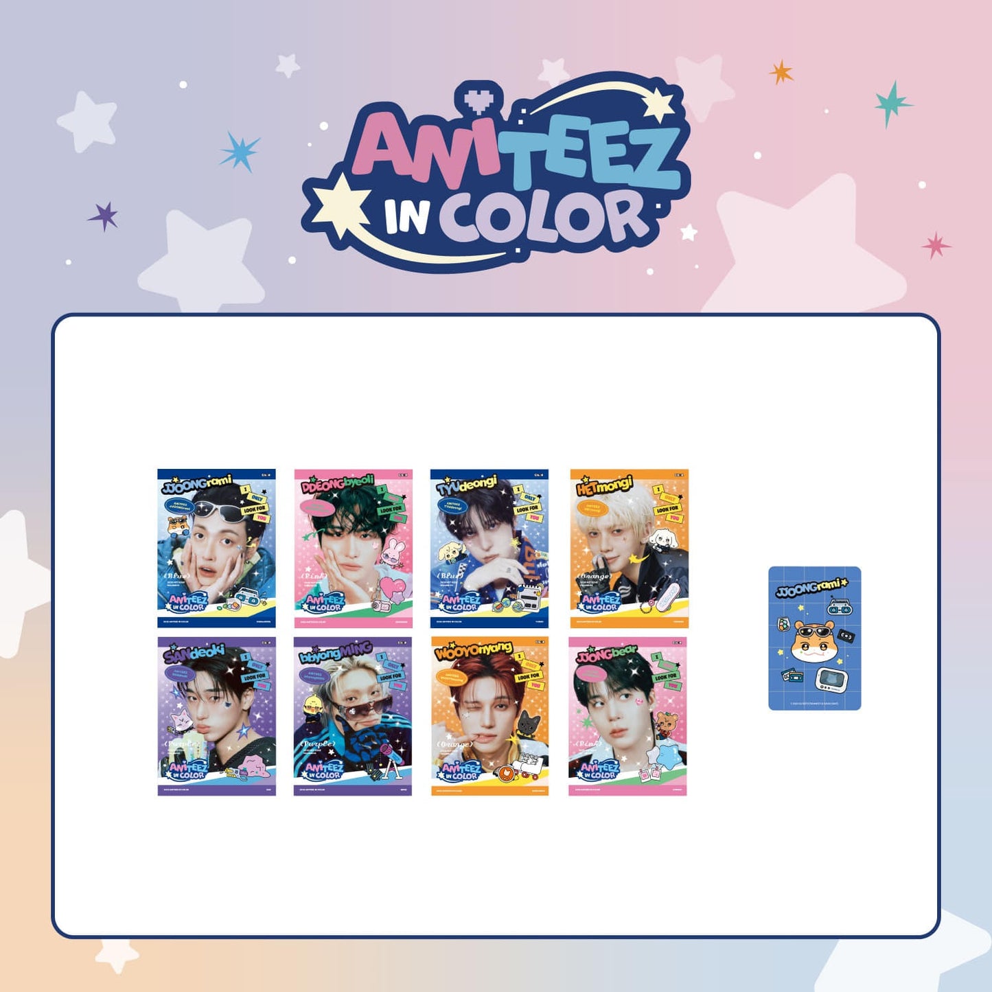 *PRE-ORDER* ATEEZ - [ANITEEZ In Color Pop-Up MD] Mini Photobook
