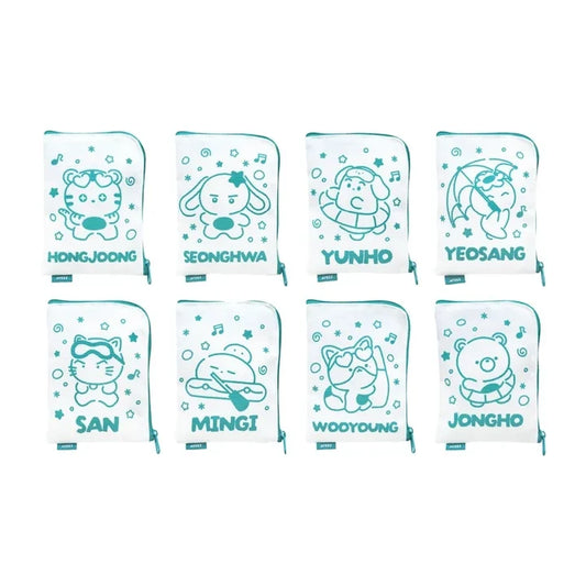 *PRE-ORDER* ATEEZ - [8th Anniversary Exhibition: Blue Drift Official MD] Random Mini Pouch