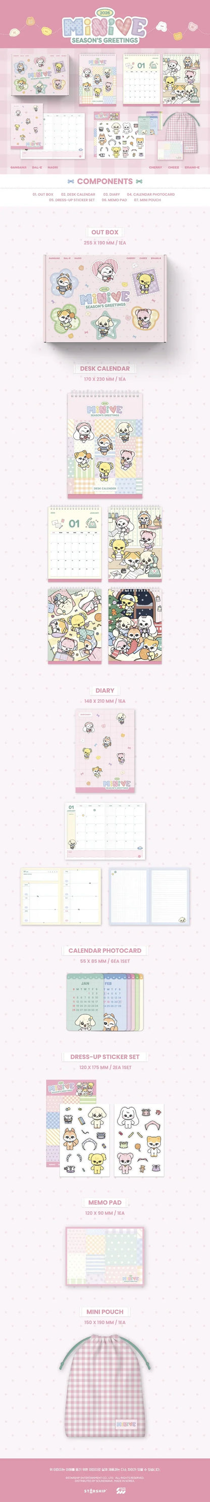 IVE - 'MINIVE' 2026 Season's Greetings
