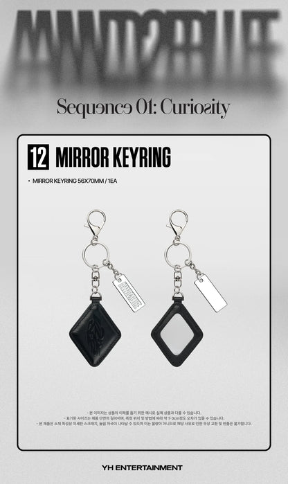 *PRE-ORDER* AND2BLE - [SEQUENCE 01: CURIOSITY POP UP OFFICIAL MD] Mirror Keyring