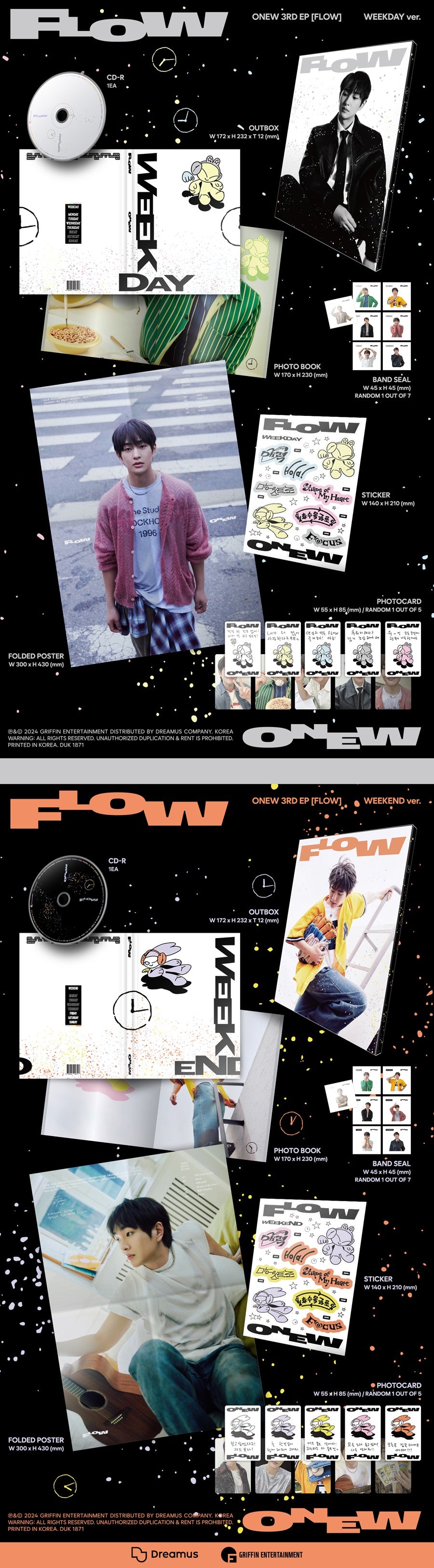 SHINEE ONEW - FLOW (3rd Mini Album)