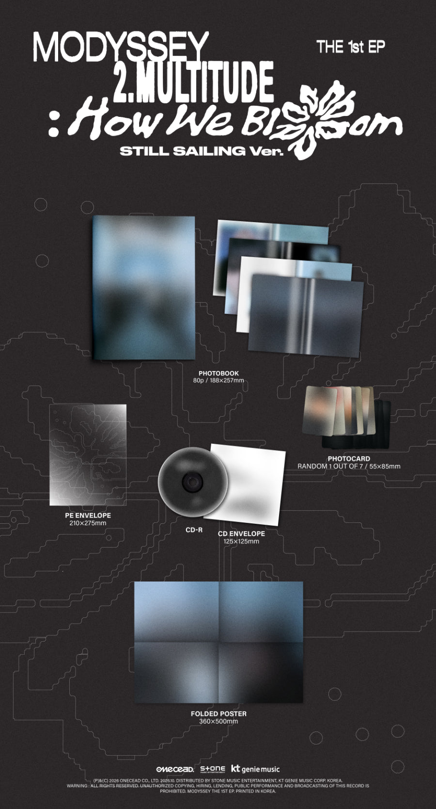 *PRE-ORDER* MODYSSEY - 2.Multitude: How We Bloom [Still Sailing Ver.]