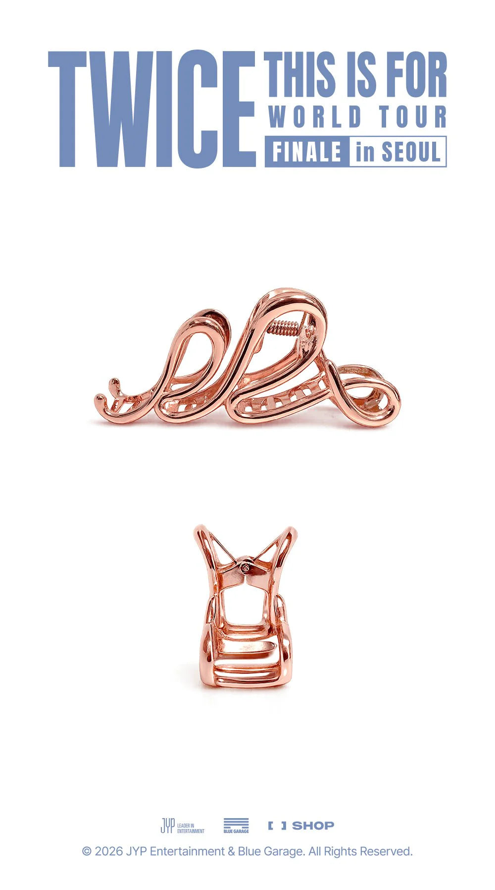 *PRE-ORDER* TWICE - [This Is For 2026 World Tour Finale In Seoul MD] Momo Hair Clip