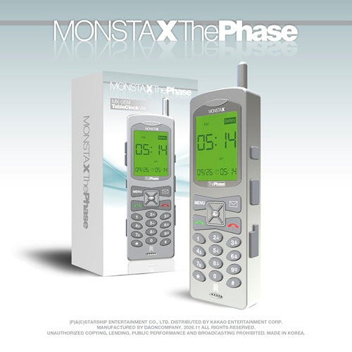 *PRE-ORDER* MONSTA X - The Phase [MX-0514 Table Clock ver.]