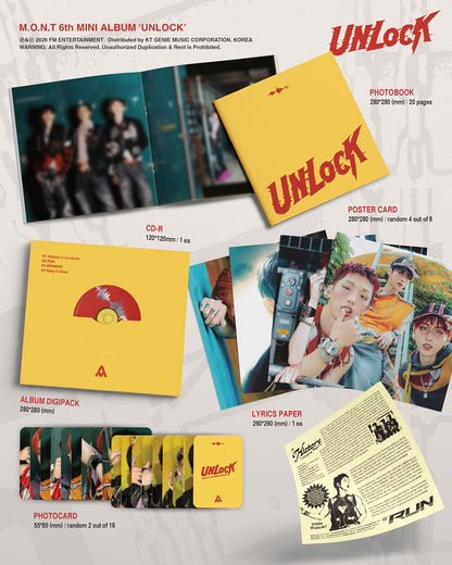 *PRE-ORDER* M.O.N.T - Unlock