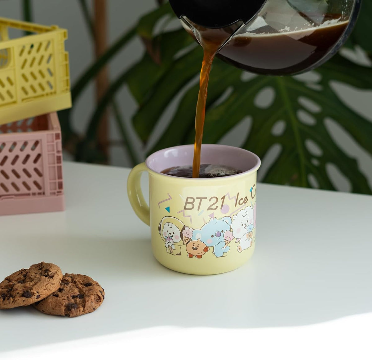 BTS - BT21 x Grupo Erik Ceramic Mug [Ice Cream]