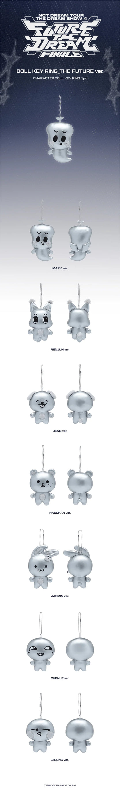 NCT DREAM - [The Dream Show 4 Future The Dream Finale Tour MD] Doll Keyring (The Future Ver.)