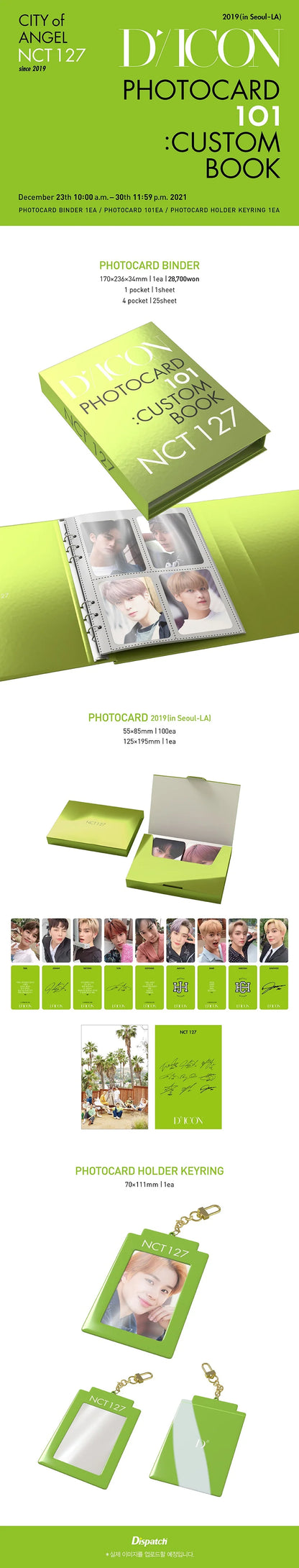 NCT127 - DICON 101: Custom Book