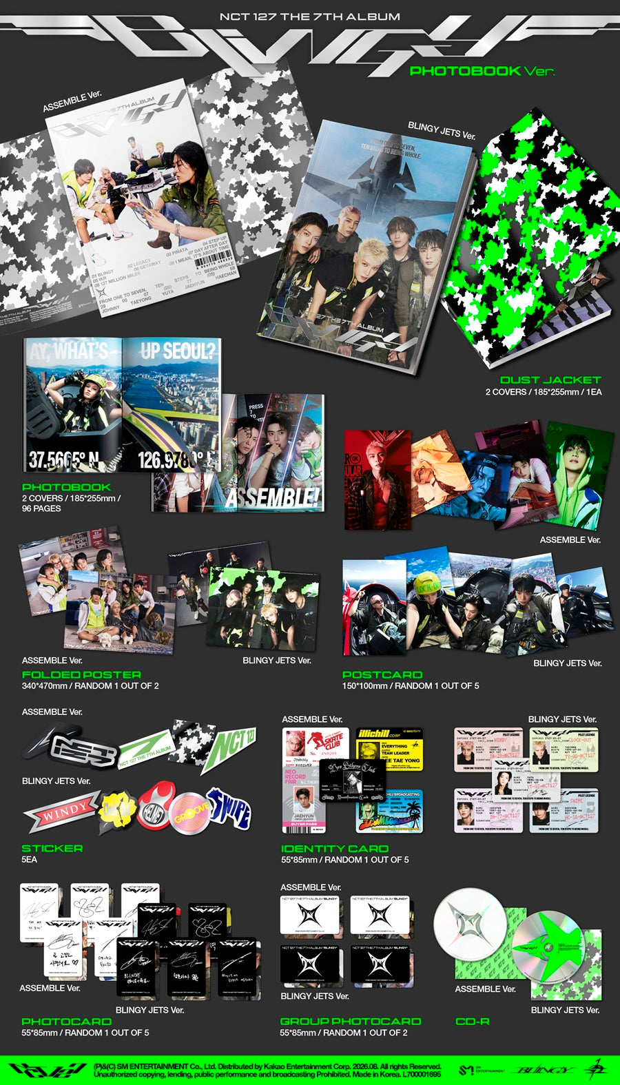 NCT127 - Blingy (7th Album) [Photobook Ver.]
