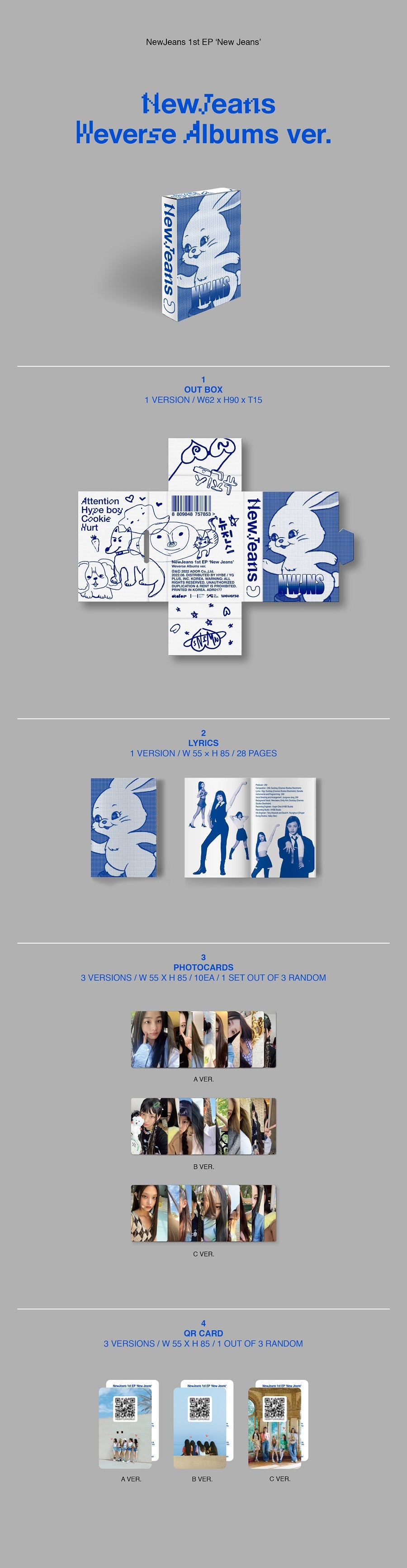 NEWJEANS - New Jeans [Weverse Album Ver.]