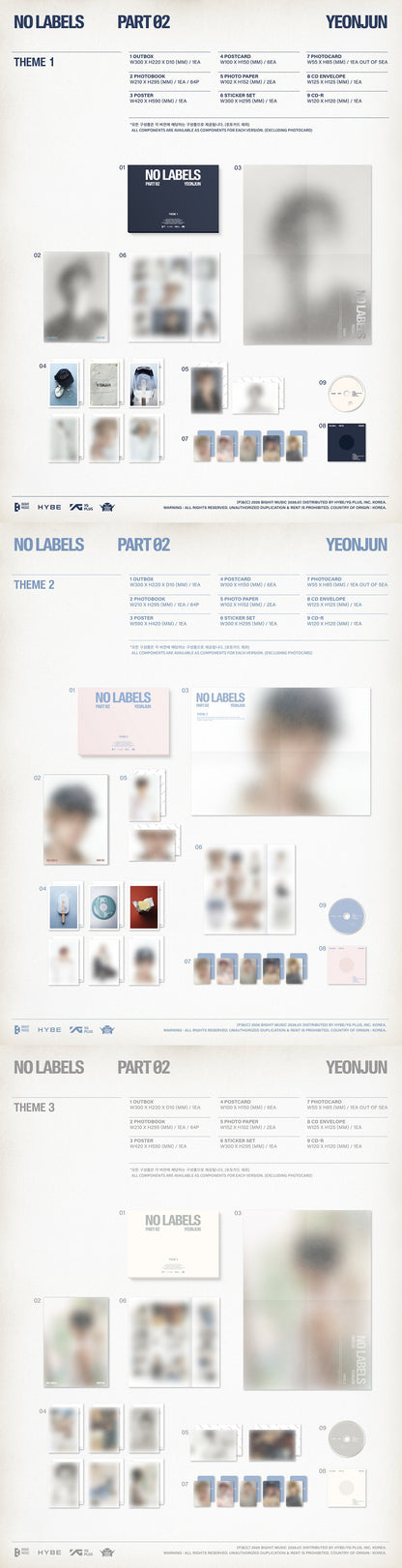 TXT YEONJUN - No Labels: Part 02 [Standard Ver.]