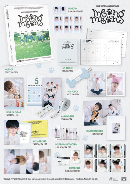 *PRE-ORDER* NEXZ - [2027 Season's Greetings] Meong Meong + POB