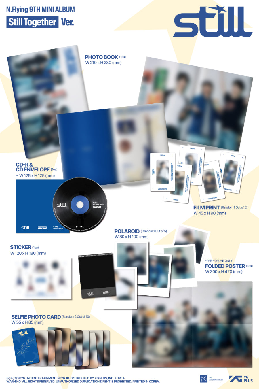 *PRE-ORDER* N.FLYING - Still [Photobook Ver.]