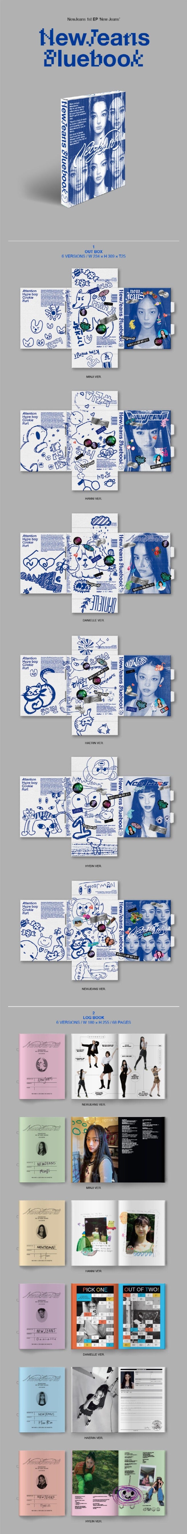BBANGYA | NEWJEANS - NewJeans (1st Mini Album) [Bluebook Ver.]