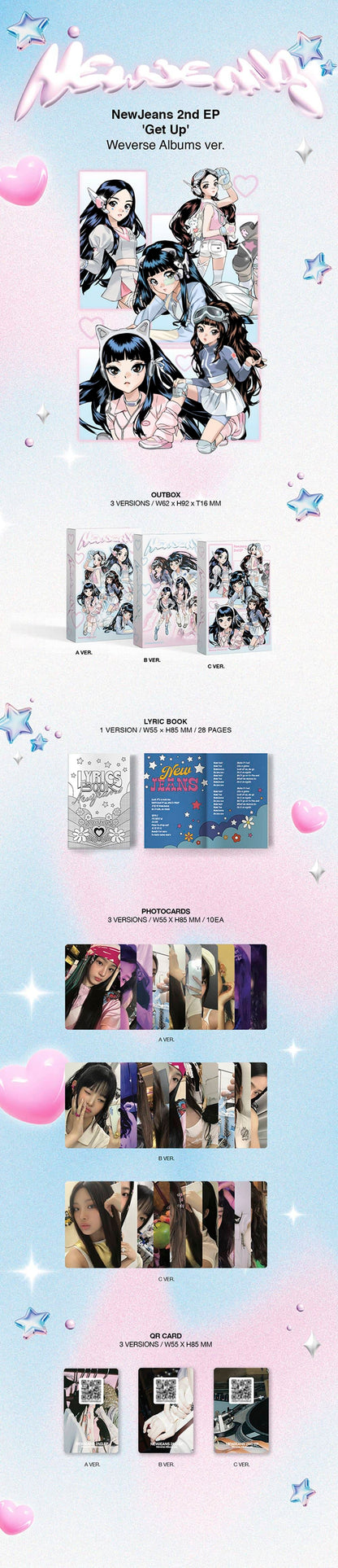 NEWJEANS - GET UP (WEVERSE ALBUMS VER.)