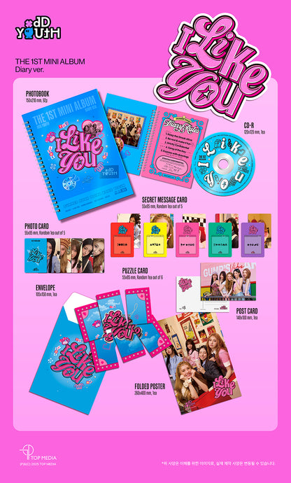 [SIGNED] ODD YOUTH - I LIKE YOU [DIARY VER.]