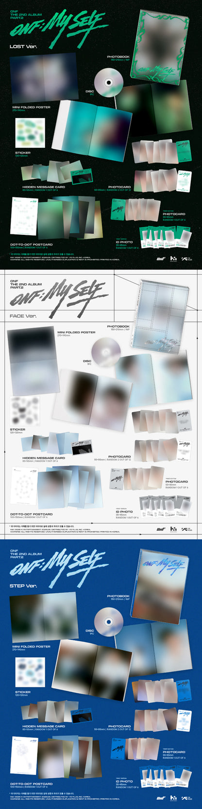 *PRE-ORDER* ONF - ONF: My Self [Photobook Ver.]