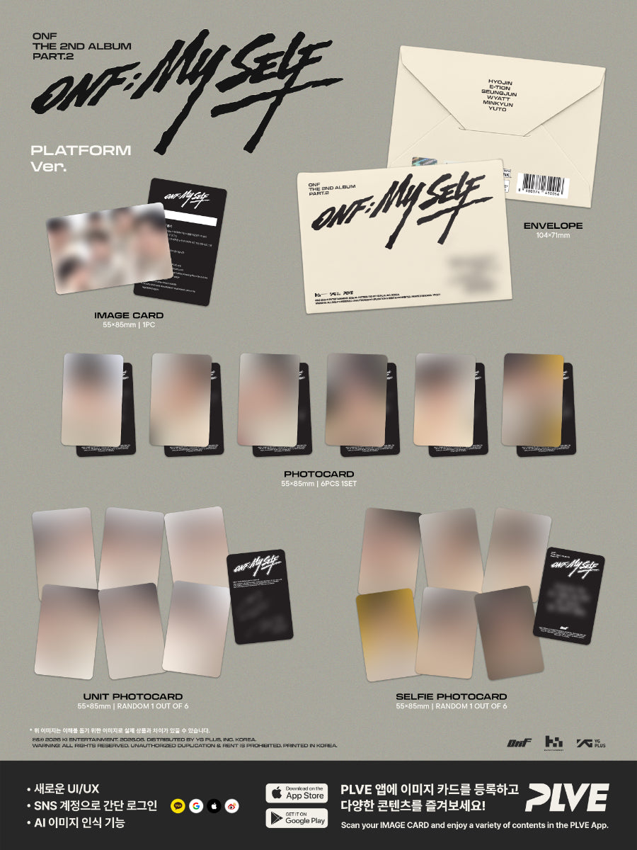 *PRE-ORDER* ONF - ONF: My Self [Platform Ver.]