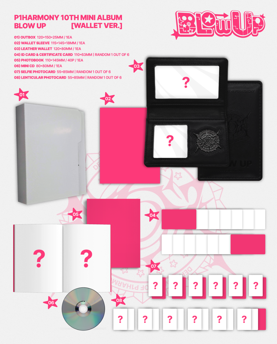 *PRE-ORDER* P1HARMONY - Blow Up [Wallet Ver.]