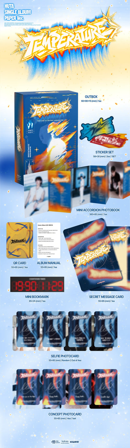 *PRE-ORDER* HUTA [BTOB] - Temperature [Paper Ver.]