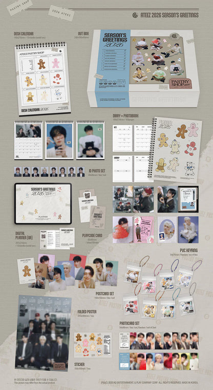 ATEEZ - Season's Greetings 2026 [Pastry Shop]
