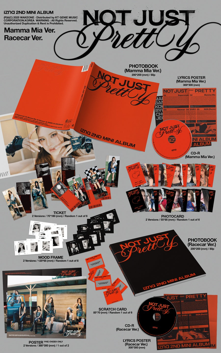 *PRE-ORDER* [LUCKY DRAW/SIGNED EVENT] IZNA - Not Just Pretty (2nd Mini Album) [Photobook Ver.]