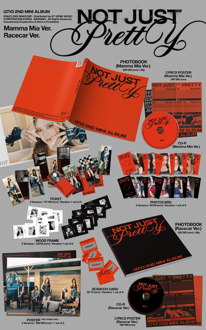 *PRE-ORDER* [LUCKY DRAW/SIGNED EVENT] IZNA - Not Just Pretty (2nd Mini Album) [Photobook Ver.]