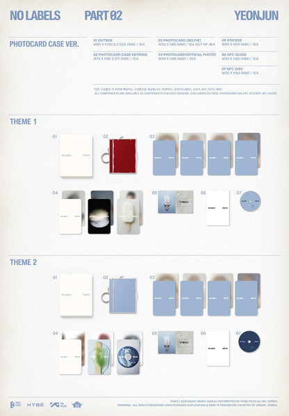 TXT YEONJUN - No Labels: Part 02 [Photocard Case Ver.]