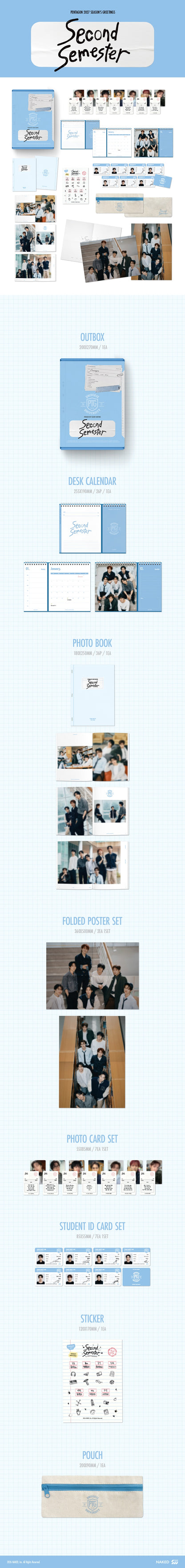 *PRE-ORDER* PENTAGON - [2027 Season's Greetings] 'Second Semester'