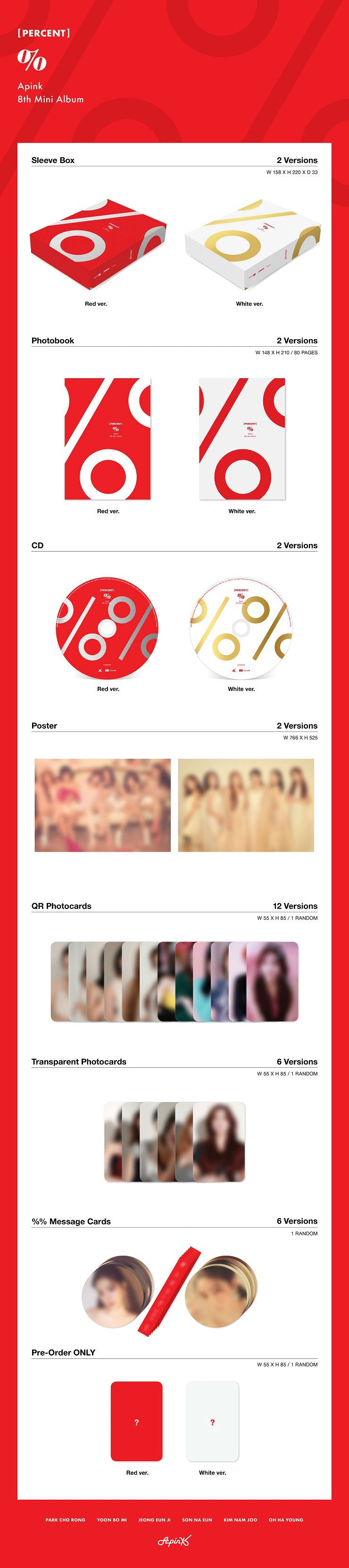 APink - Percent [White Ver.]