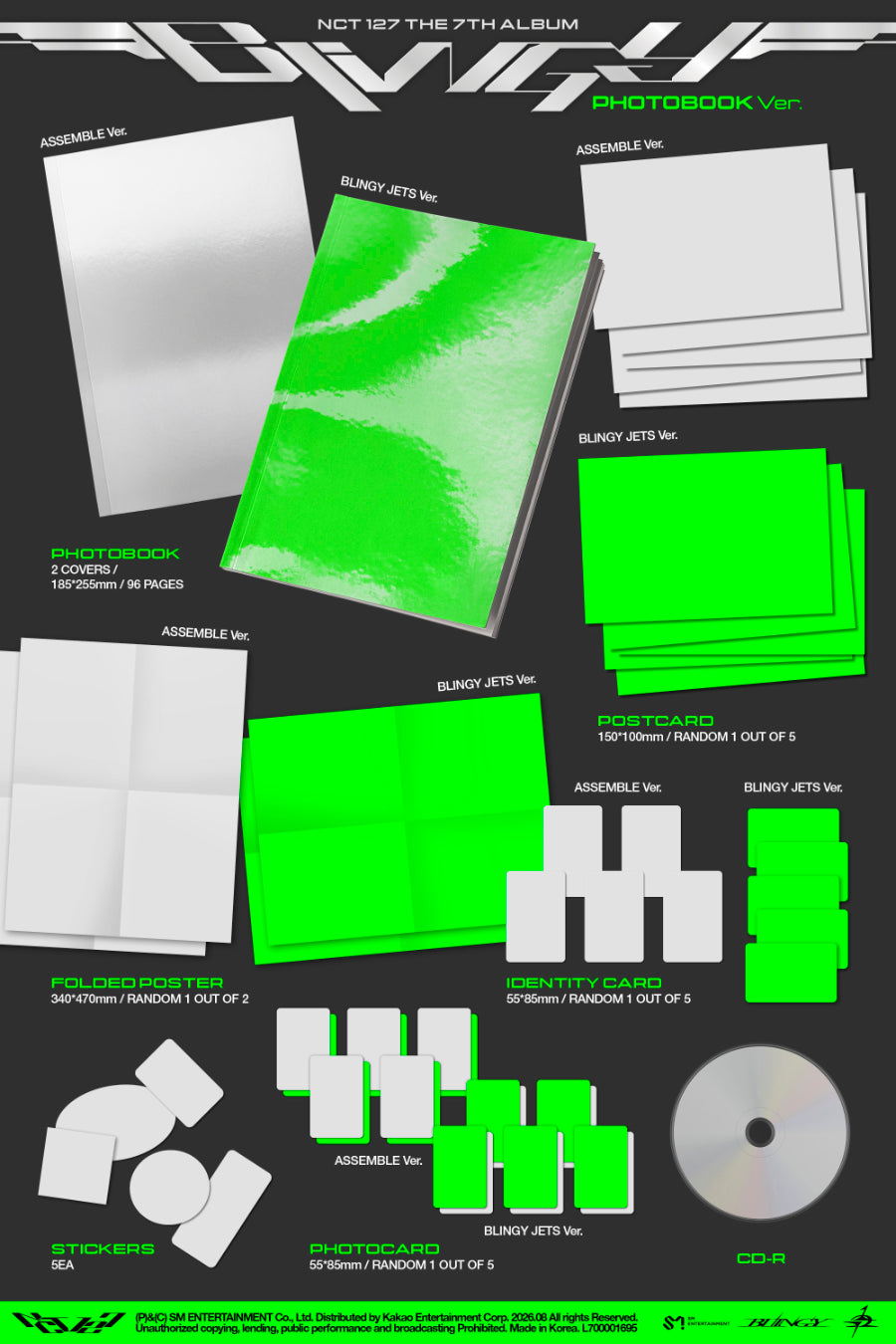 *PRE-ORDER* NCT127 - Blingy (7th Album) [Photobook Ver.]