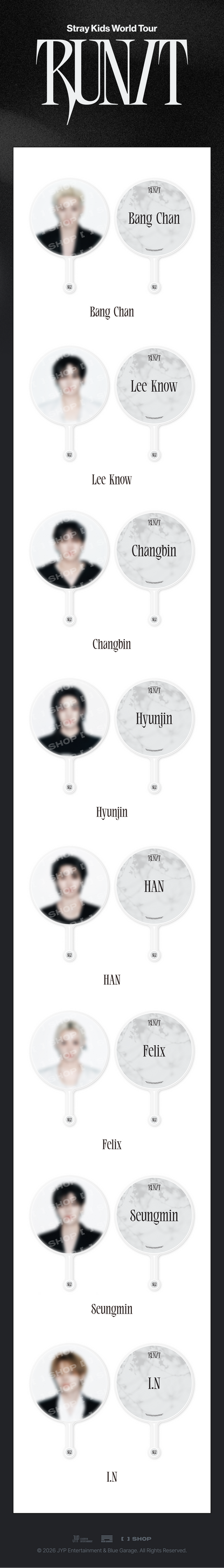 *PRE-ORDER* STRAY KIDS - [Run It MD] Image Picket