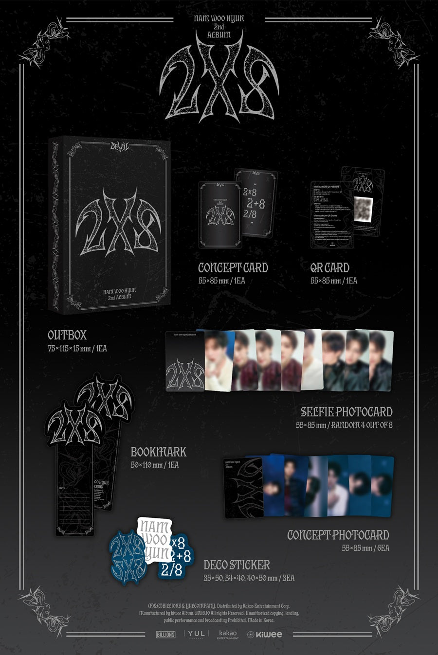 *PRE-ORDER* NAM WOO HYUN - 2X8 [Platform Ver.]