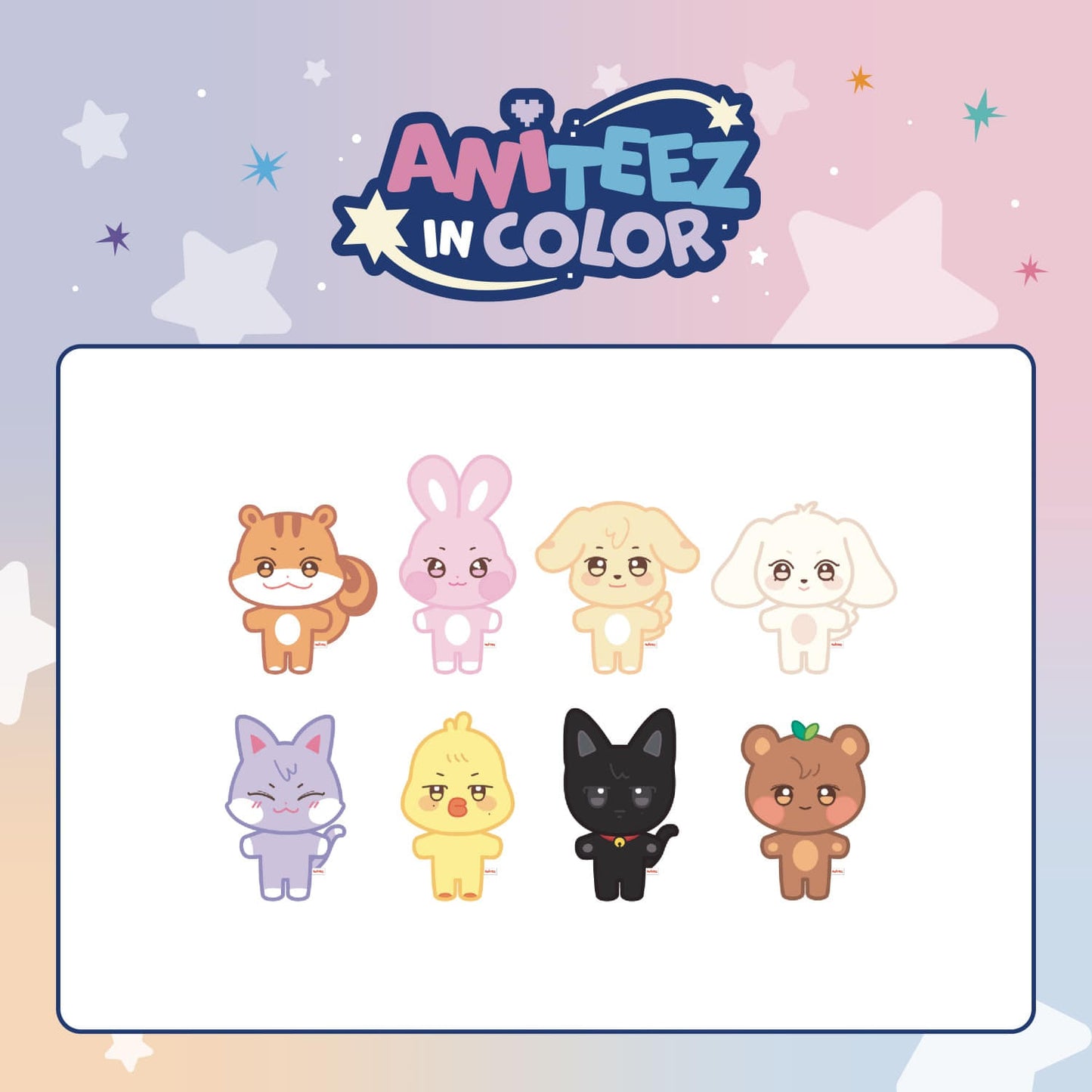 *PRE-ORDER* ATEEZ - [ANITEEZ In Color Pop-Up MD] Aniteez Plush Doll