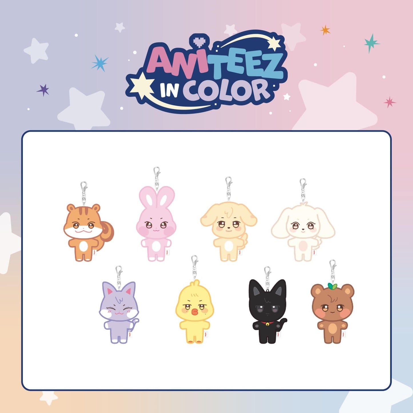 *PRE-ORDER* ATEEZ - [ANITEEZ In Color Pop-Up MD] Aniteez Plush Keyring