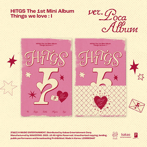 *PRE-ORDER* HITGS - Things We Love: I [Poca Ver.]
