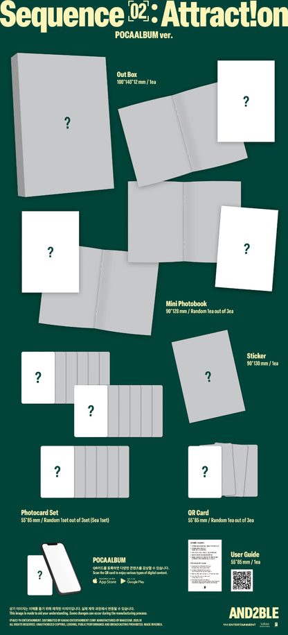 *PRE-ORDER* AND2BLE- Sequence 02: Attraction [Poca Ver.]