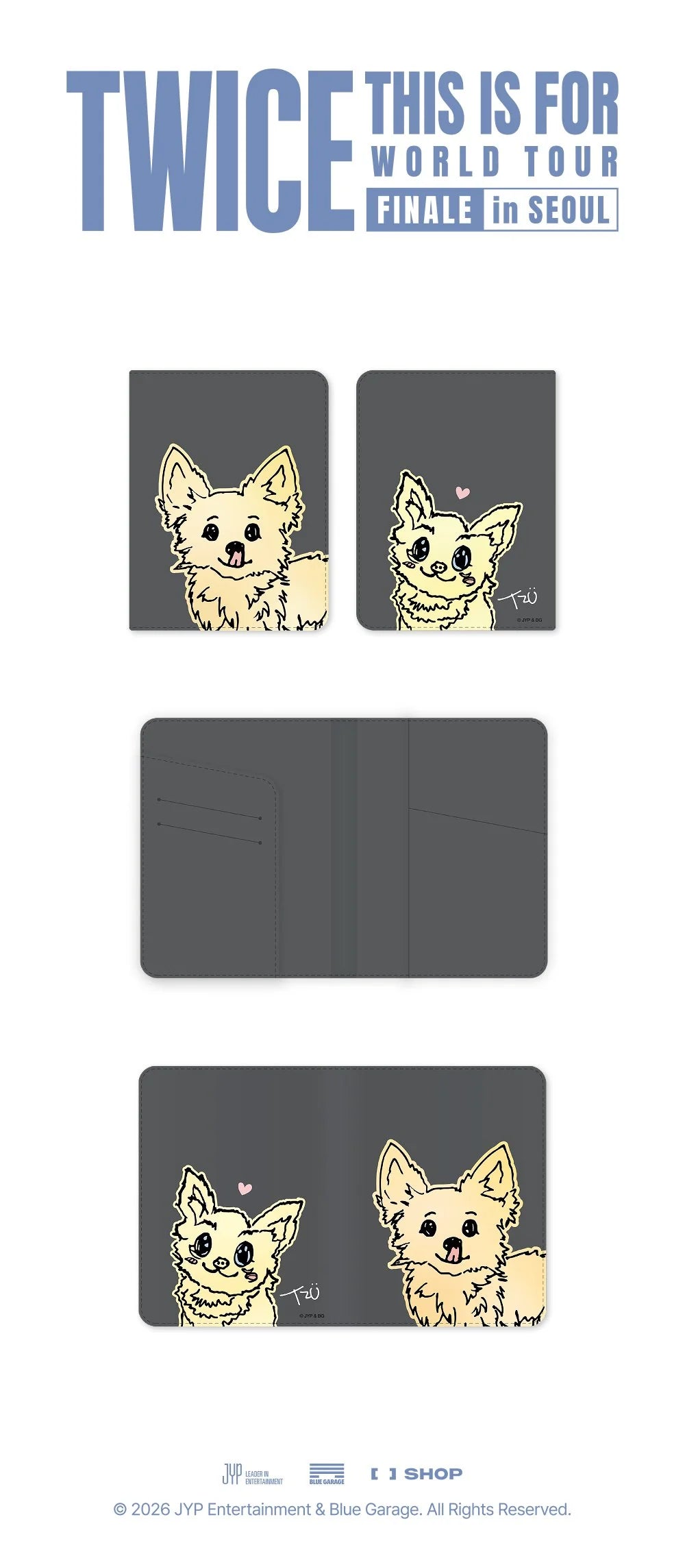 *PRE-ORDER* TWICE - [This Is For 2026 World Tour Finale In Seoul MD] Tzuyu Passport Case