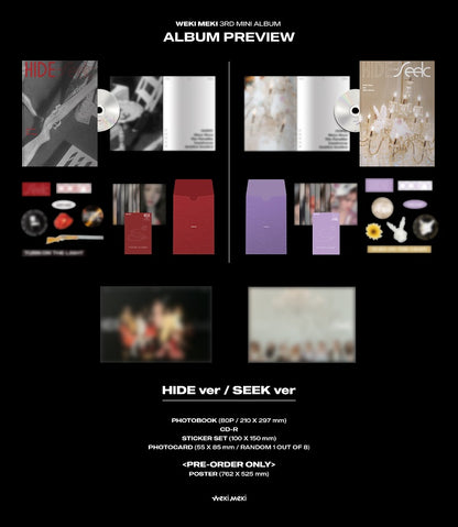 WEKI MEKI - HIDE AND SEEK (3rd Mini Album)