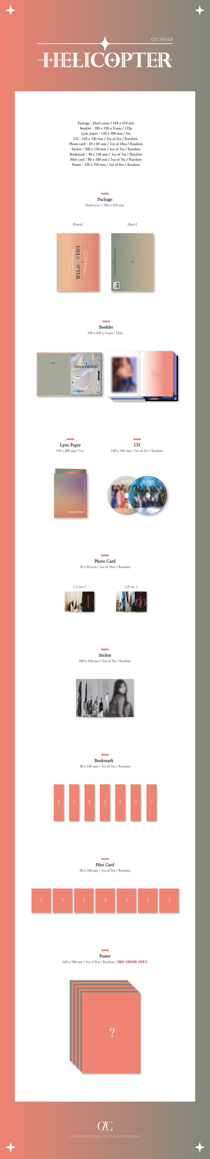 CLC - Helicopter (1st Single Album)