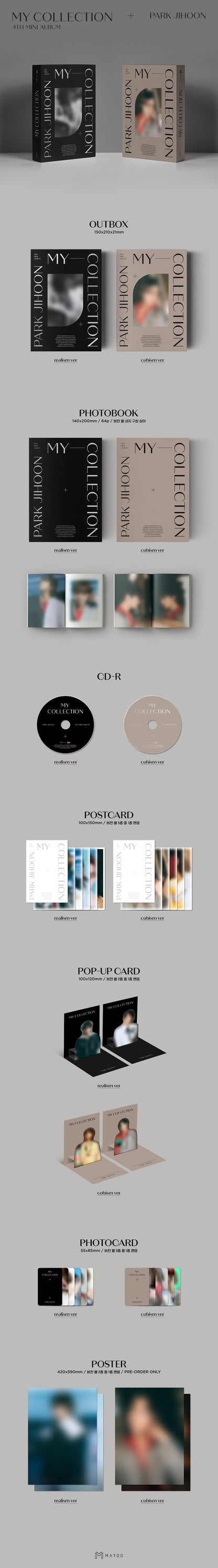 PARK JIHOON - MY COLLECTION (4th Mini Album)
