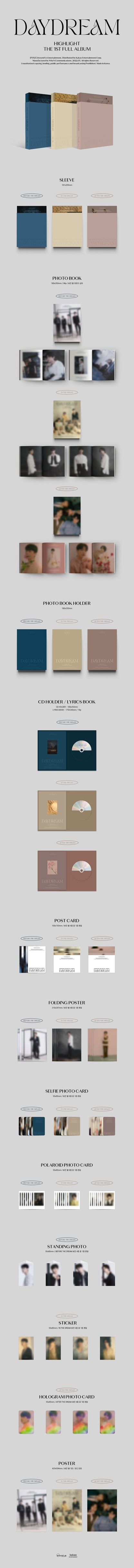 [SIGNED] HIGHLIGHT - DAYDREAM (1st Studio Album) [IN THE DREAM Ver.]