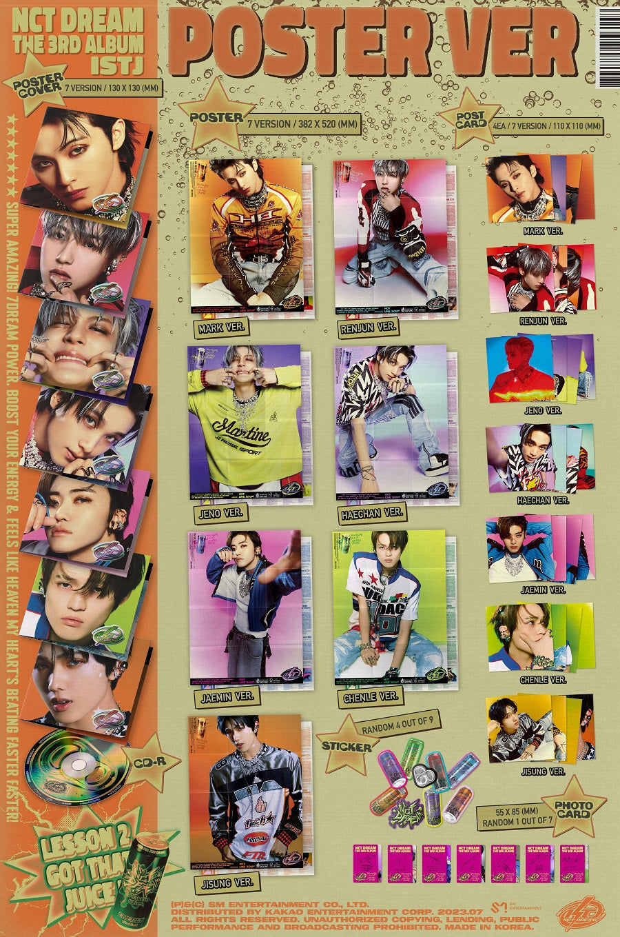 NCT DREAM - ISTJ (3rd Studio Album) [Poster Ver.]