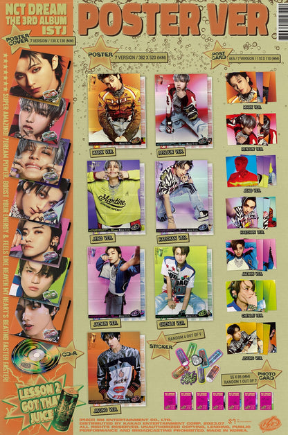 NCT DREAM - ISTJ (3rd Studio Album) [Poster Ver.]
