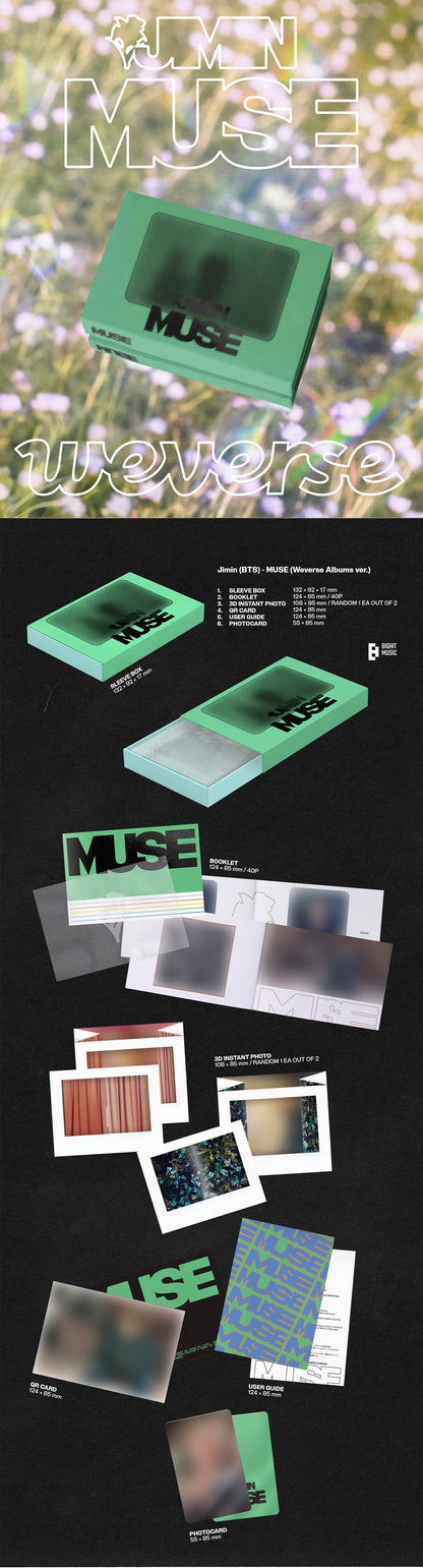 BTS JIMIN - MUSE (2nd Mini Album) [Weverse Albums Ver.]
