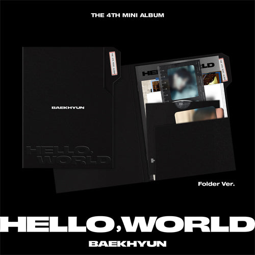 EXO BAEKHYUN - Hello, World (4th Mini Album) [Folder Ver.]