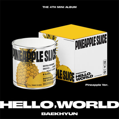 EXO BAEKHYUN - Hello, World (4th Mini Album) [Pineapple Ver.]