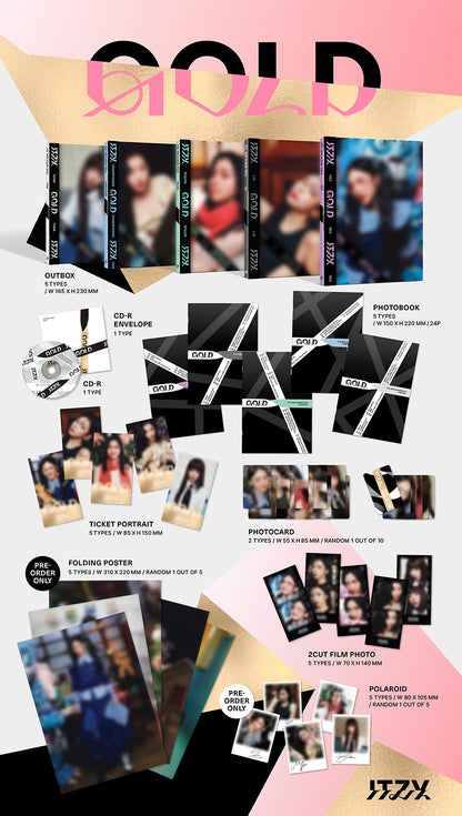 ITZY - GOLD (9th Mini Album) [Digipack Ver.]